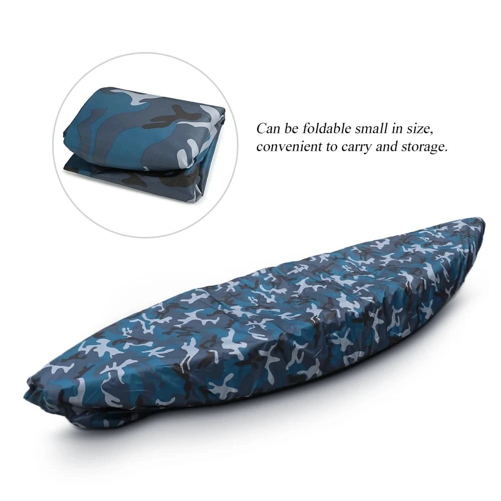 Housse de protection anti-UV pour kayak - Bâche étanche de transport et stockage pour bateau de pêche
