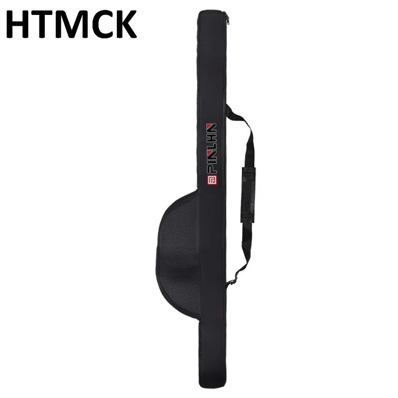 Sac de transport canne à pêche pliable 118/128cm avec sangle - Étui et organisateur portable pour canne et moulinet