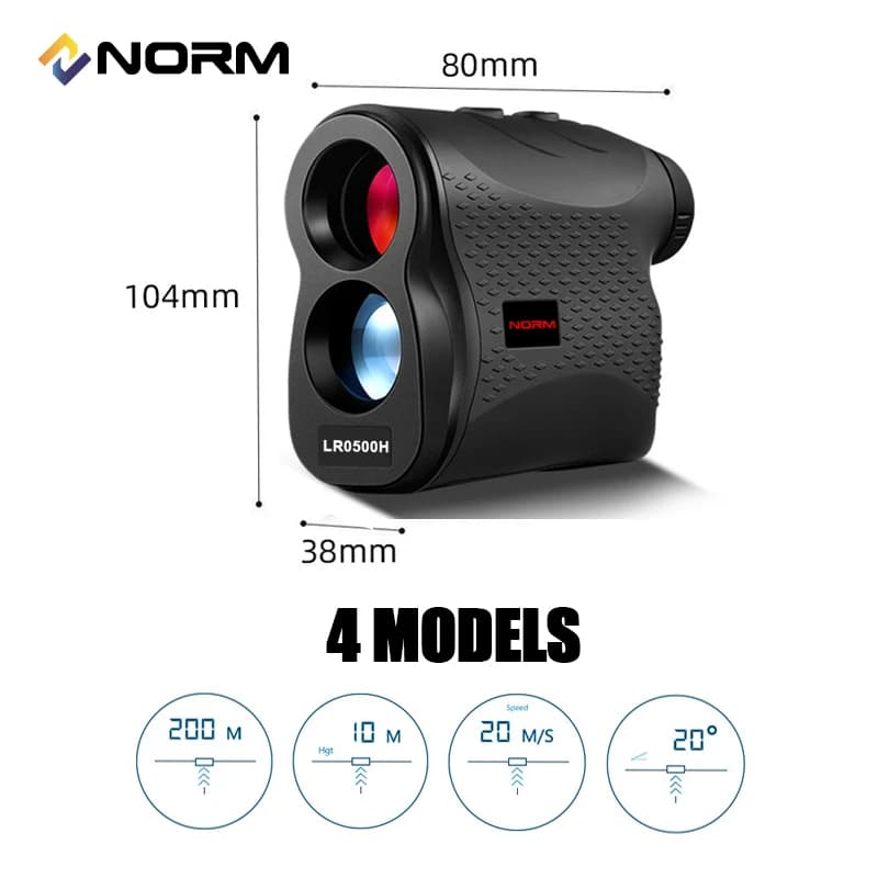 Télémètre laser NORM 1500M pour chasse et pêche - Précision extrême en extérieur