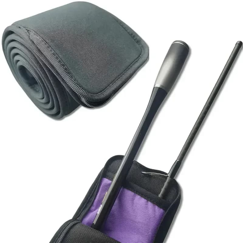 Sac de protection double couche pour cannes 100-170cm avec manchon résistant et étui de rangement