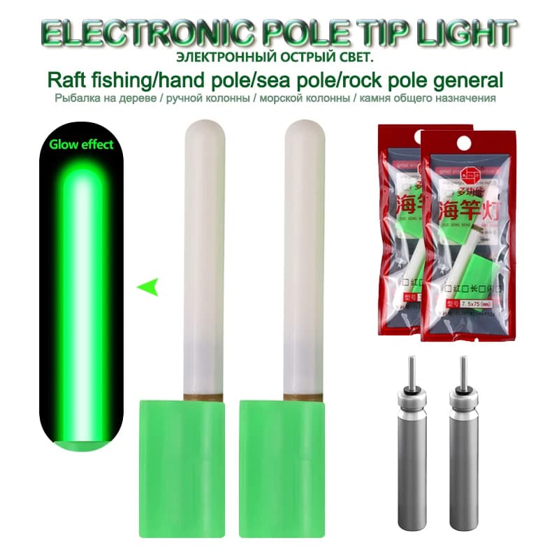 Bâton lumineux électronique étanche CR425 pour pêche de nuit en mer et surfcasting