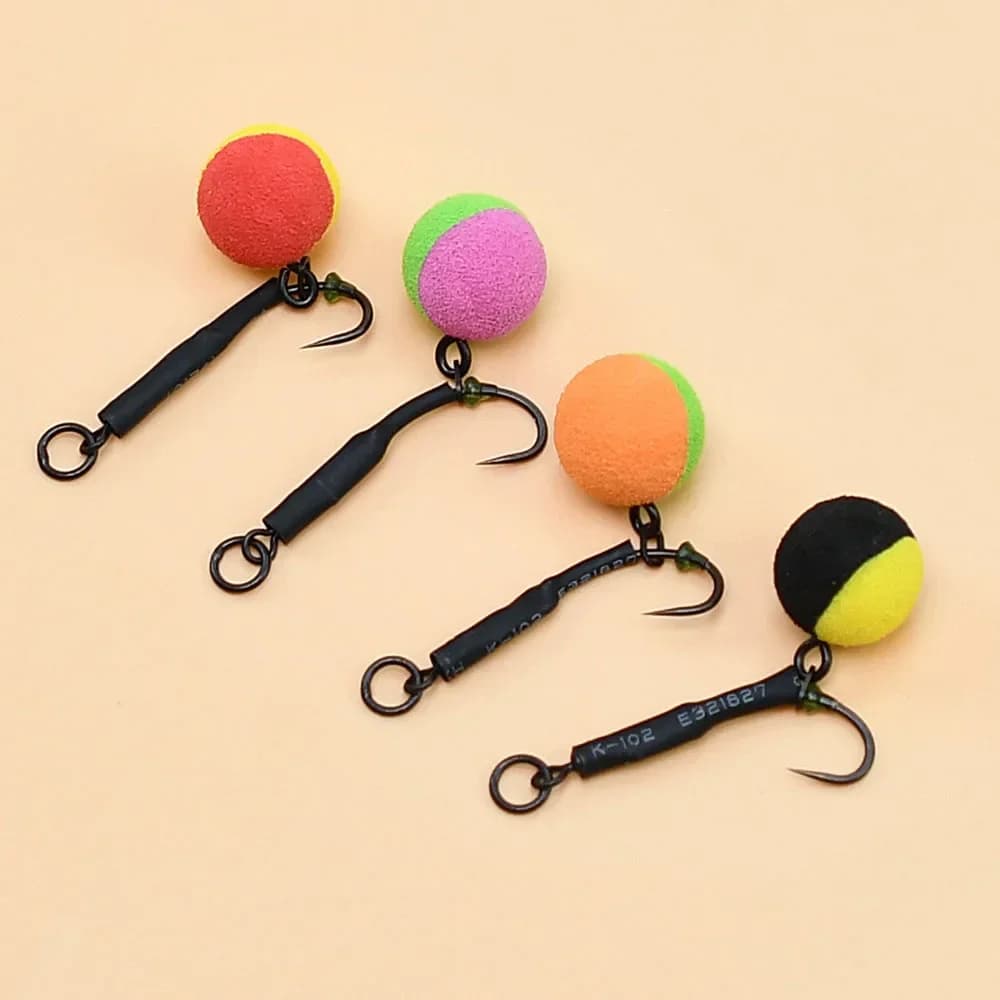 20 bouillettes pop-up flottantes pour montage Ronnie Rig - Pêche à la carpe - Appâts méthode et hair rig
