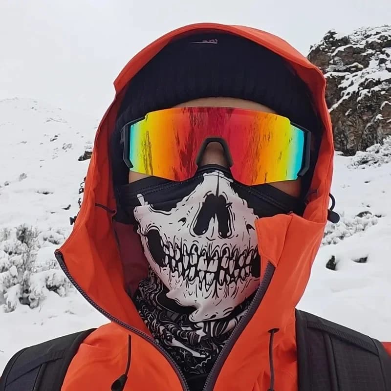 Lunettes de sport extérieur vintage homme femme pêche ski protection vent UV400