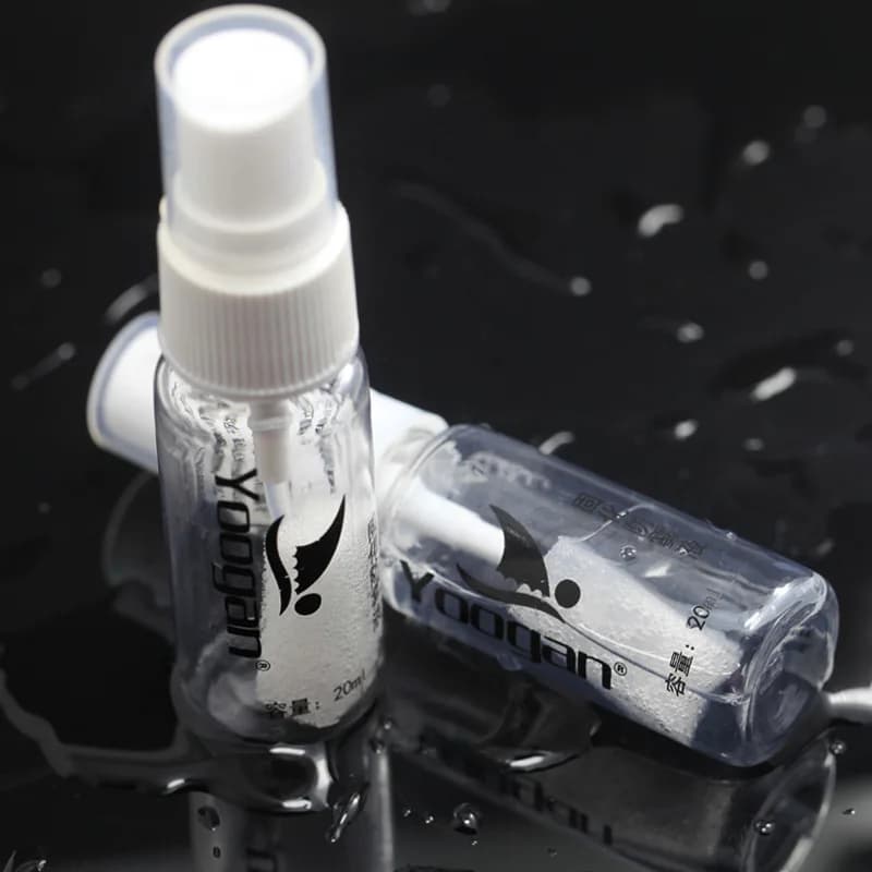 Spray anti-buée longue durée pour lunettes verres miroirs fenêtres plastique