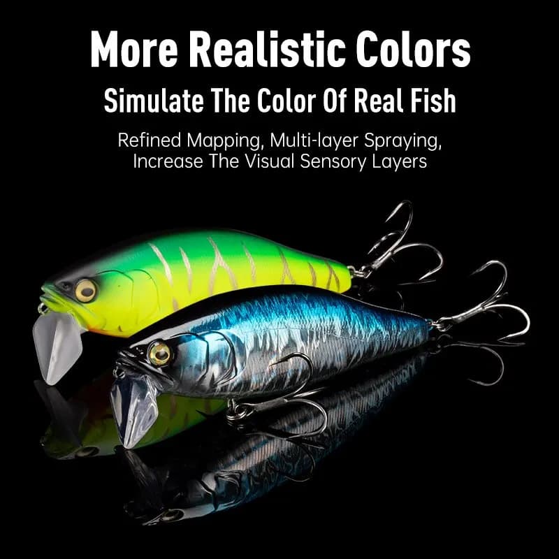 Leurre I-JACK Minnow 107.7mm 30g flottant - Wobbler avec système sonore pour brochet et black bass