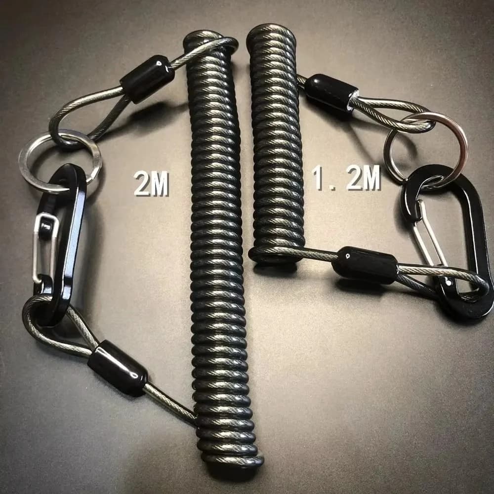 Lanière élastique pour clés extensible ressort pêche anti-perte accessoire pratique