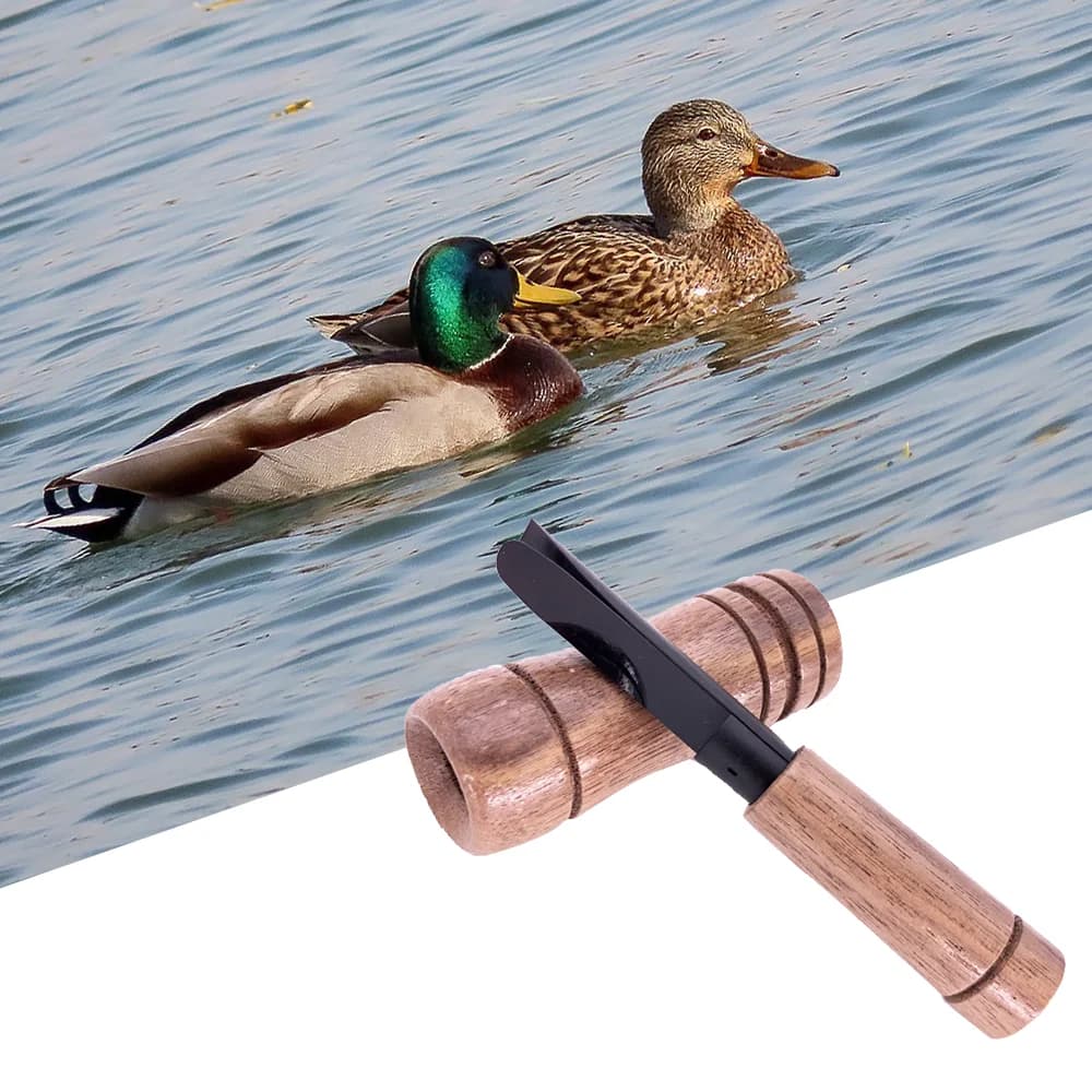 Sifflet bois chêne imitation faisan canard oie - Leurre voix oiseaux pour chasse et expédition