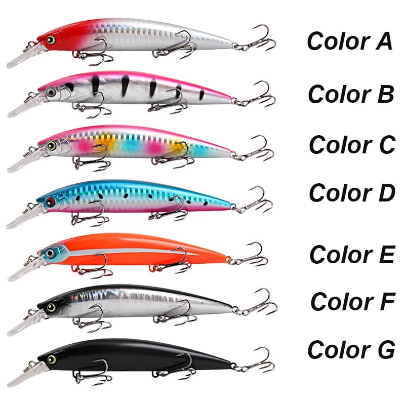 Leurre de pêche YUCONG 1PX Minnow coulant 13cm 36g, leurre dur silencieux pour la pêche en