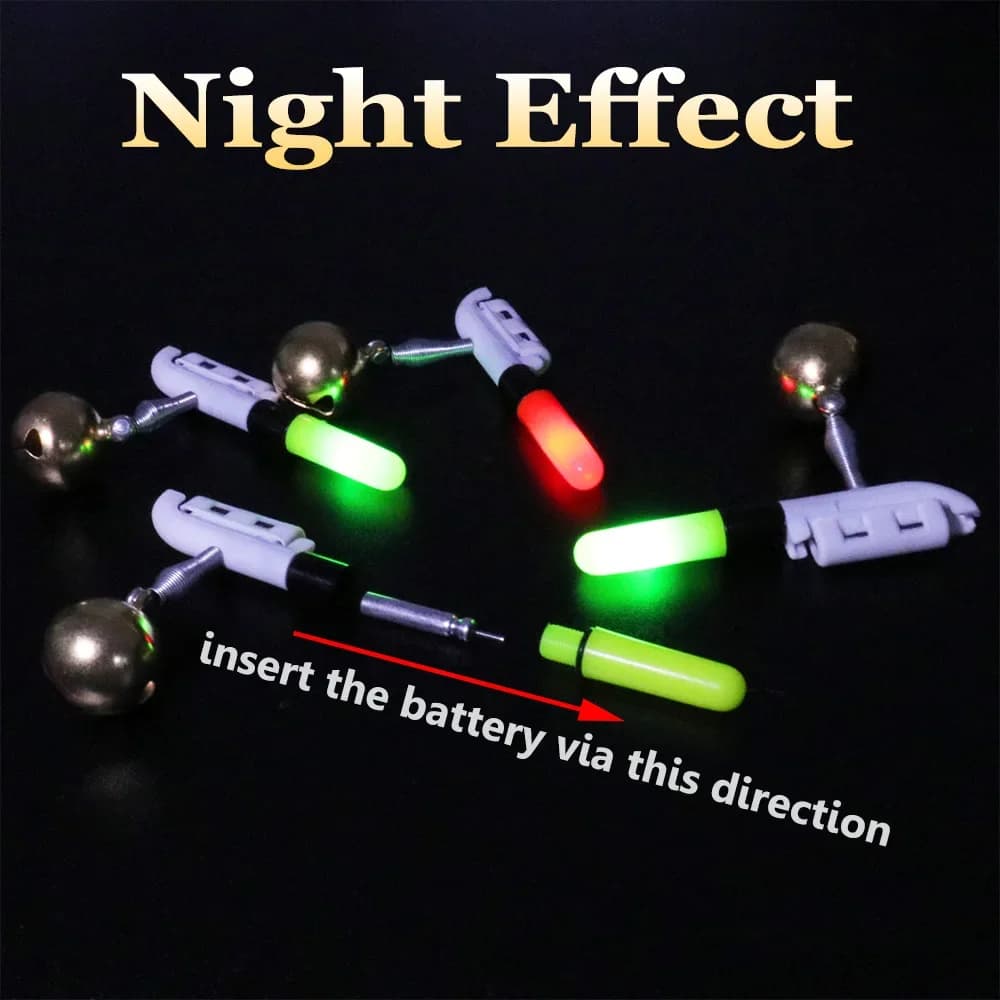 Lampe clip LED lumineuse CR425 rechargeable USB - Alarme de touche pour pêche nocturne avec batterie 3.6V
