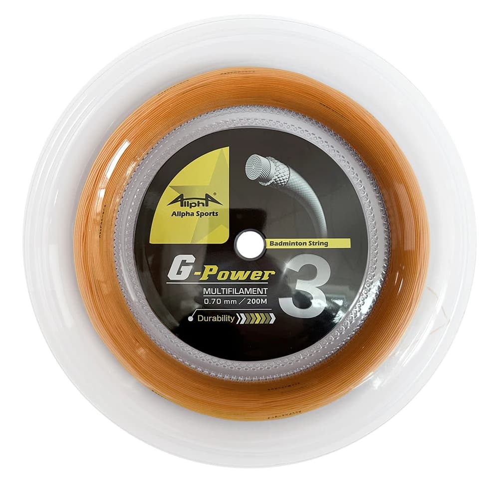 Bobine Allpha 200m fil 0.70mm pour pêche - Entraînement extérieur qualité GP3 cannes et moulinets