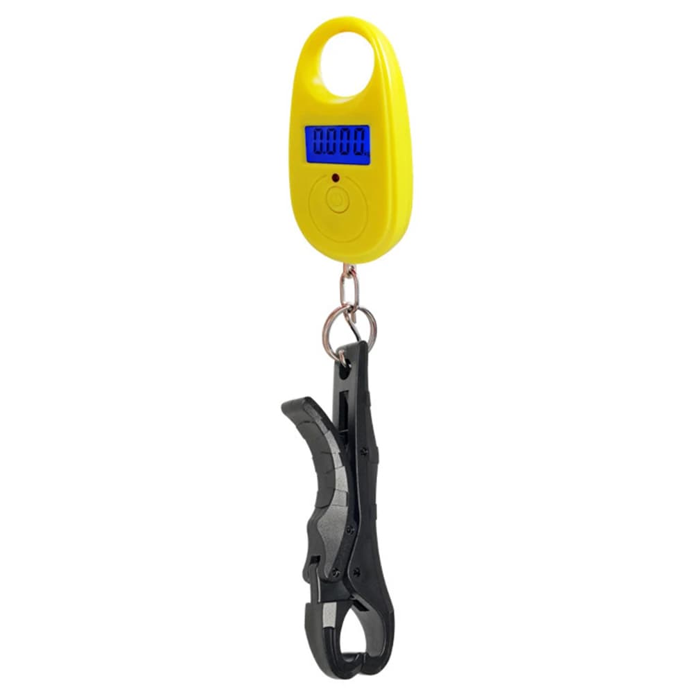 Mini balance digitale suspendue 40kg avec pince poisson - Balance pêche légère portative pour extérieur et voyage