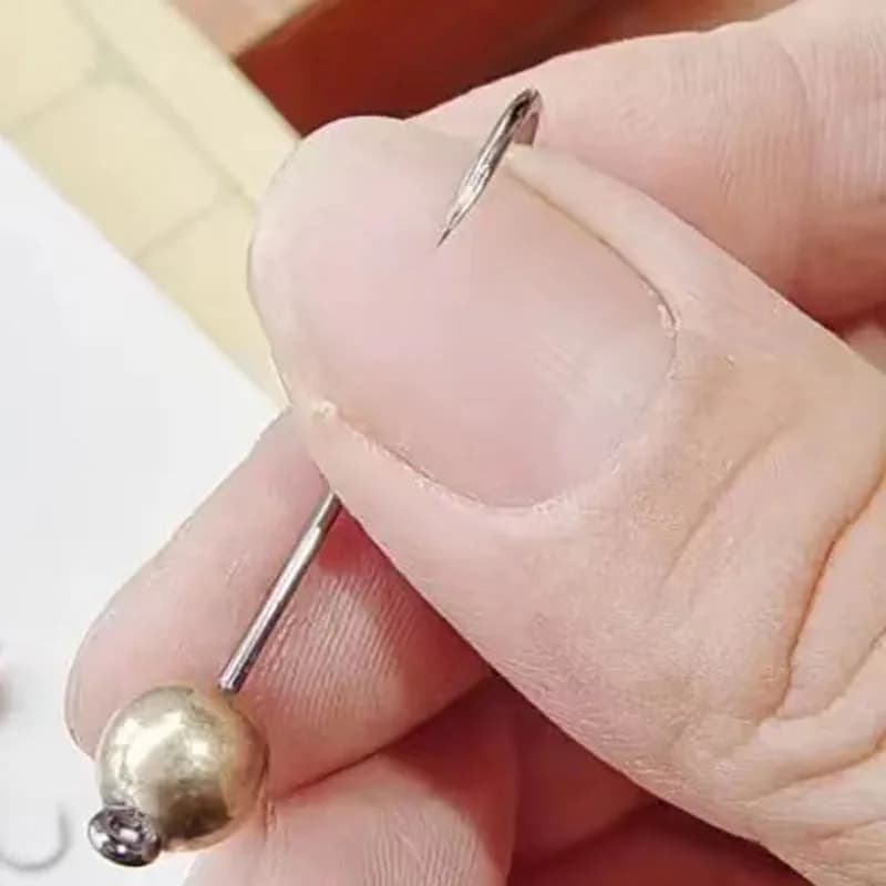 5 Têtes de Jig Micro en Cuivre 0.5g-4g - Mini Leurres pour Vers Souples et Pêche Fine
