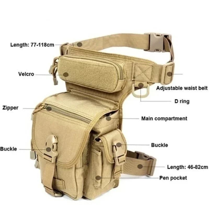 Ceinture hanche pêche étanche oxford homme randonnée camping sport extérieur accessoires voyage