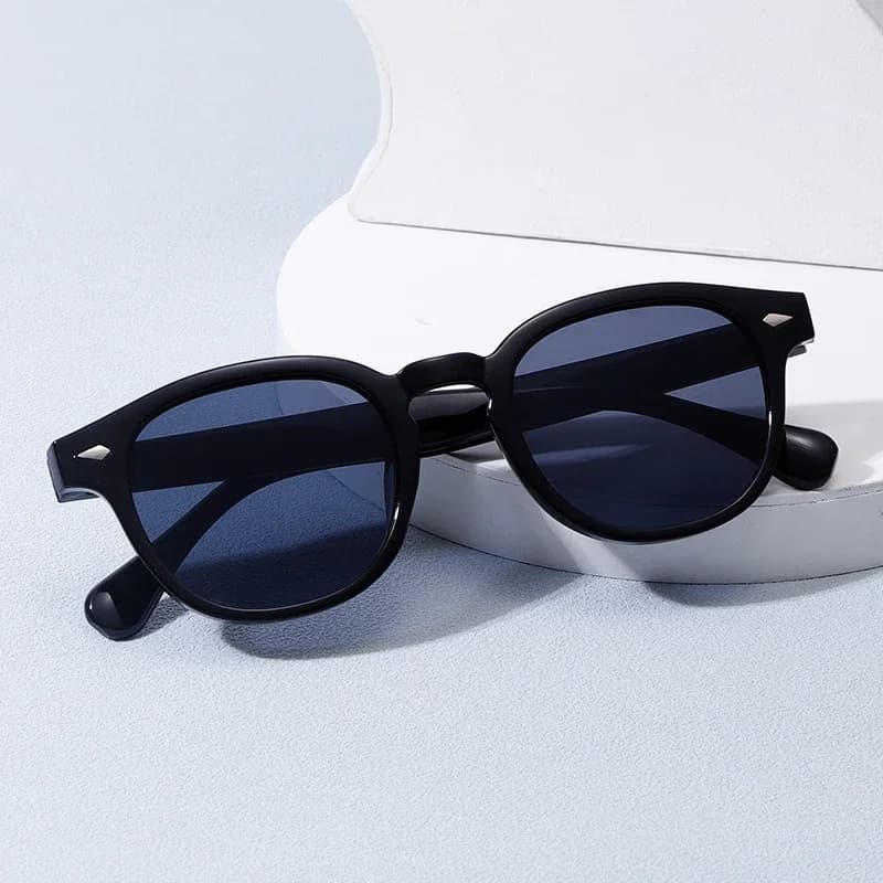 Lunettes de soleil vintage rectangulaires homme et femme luxe - Idée cadeau Noël