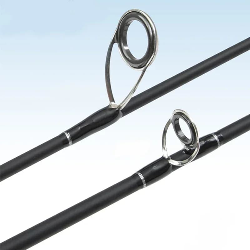 Canne ultra-légère carbone spinning/casting 1.5-9g pour truite fast action manche bois