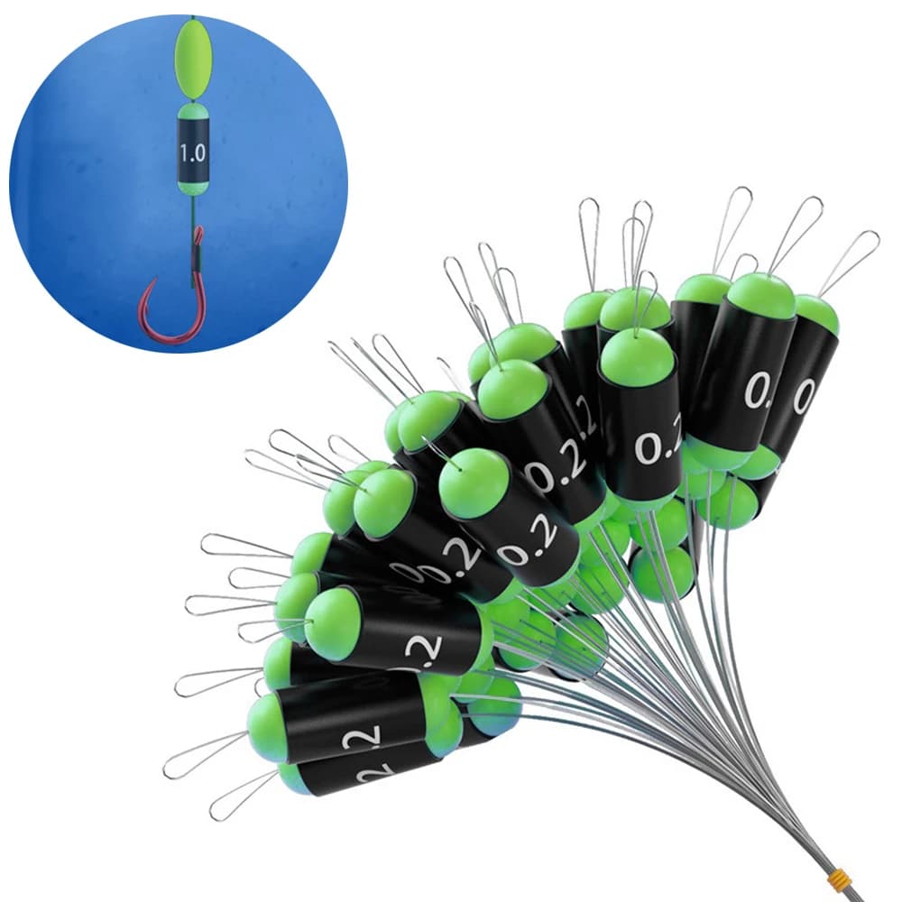 20 plombs drop shot ajustables pour pêche - Poids de coulée remplacement rapide plombage lisse