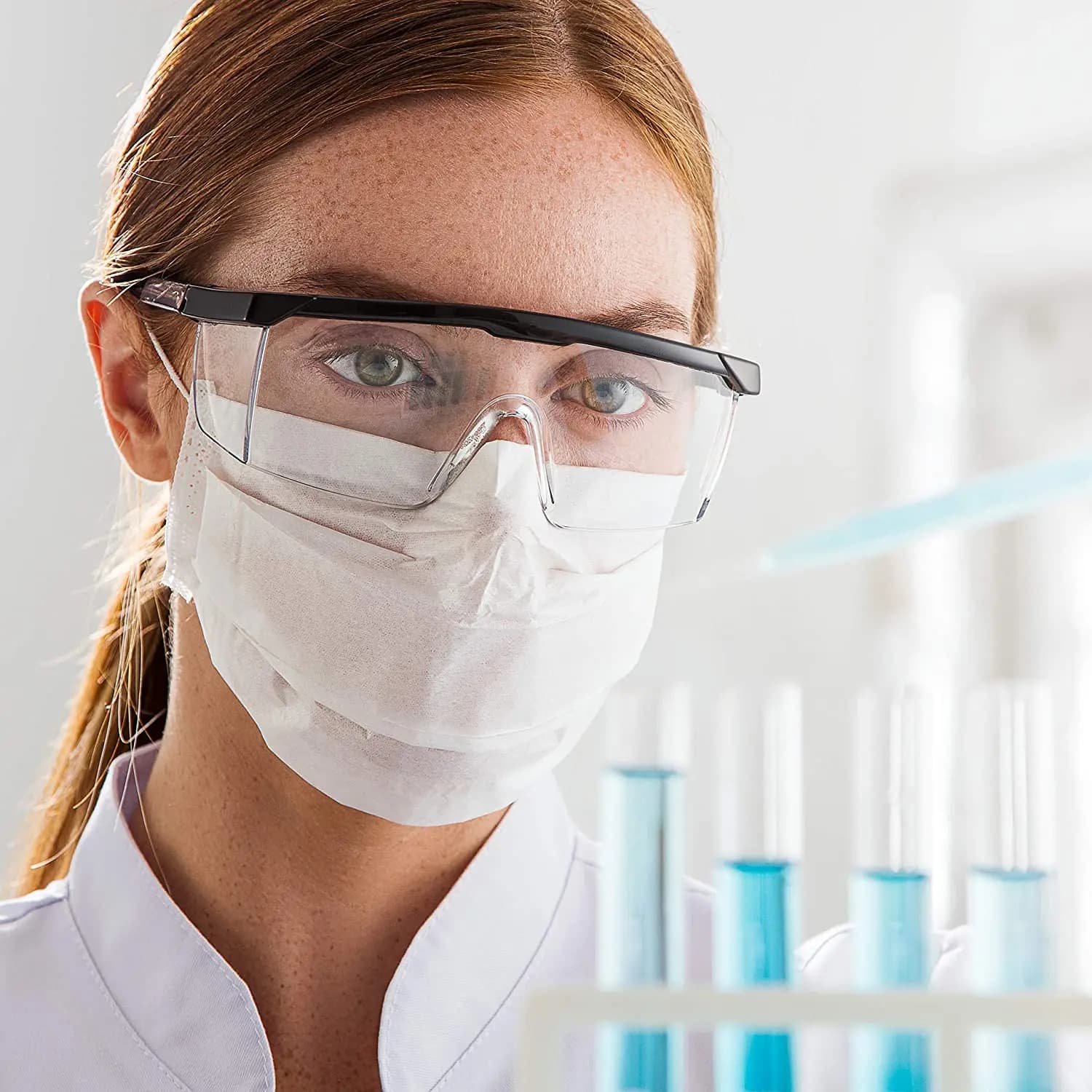 Lunettes de protection anti-éclaboussures pour travail industriel - sécurité oculaire laboratoire et cyclisme