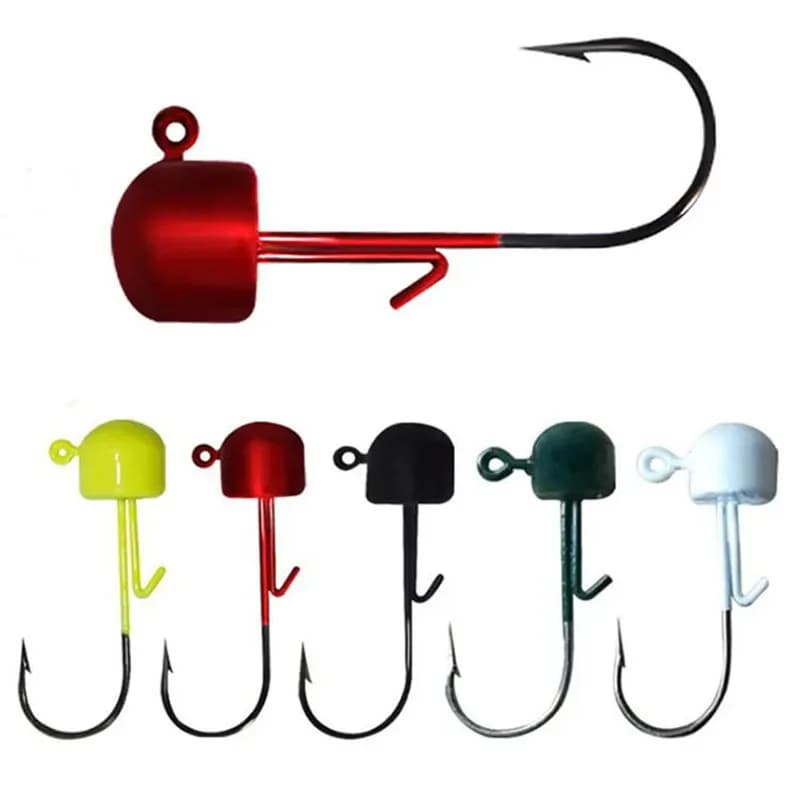10 hameçons jig Ned rig WEIHE 1.6g-18g pour eau douce et mer pêche polyvalente