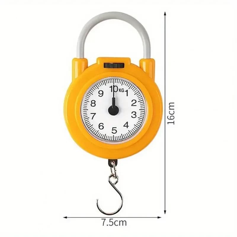 Balance mécanique portable 10kg pour pêche - Précision manuelle robuste pour peser poissons en extérieur