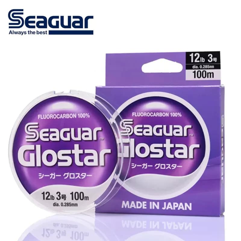 Ligne Seaguar Glostar fluorocarbone 100% édition limitée 50 ans - 4LB-70LB 100M/60M
