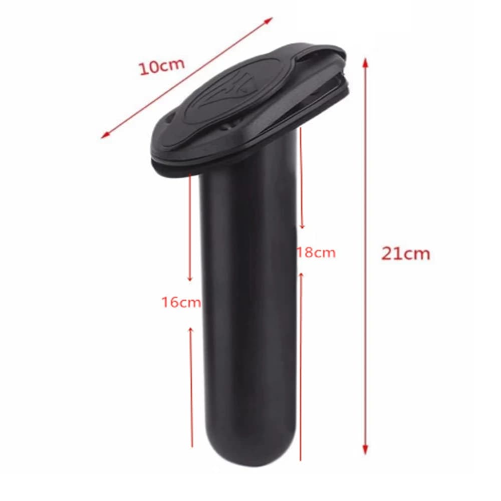 Support de canne à pêche kayak 2/4 pièces avec cache et joint étanche pour fixation flush mount