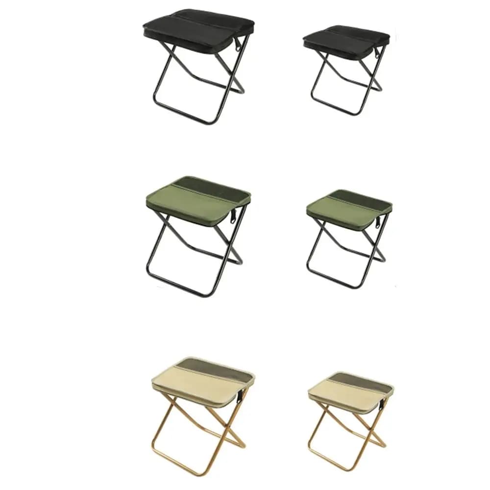 Tabouret pliant pêche robuste en forme de sac à dos portable et résistant