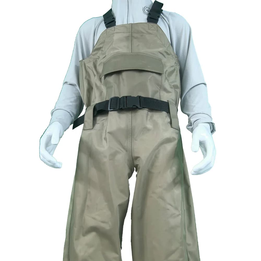 Waders de pêche étanches respirants avec bottes intégrées pour la pêche à la mouche et la chasse