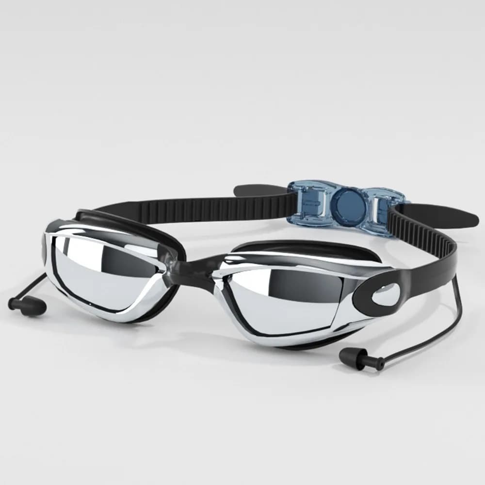 Lunettes de natation créatives HD été étanches anti-buée réglables silicone hommes femmes