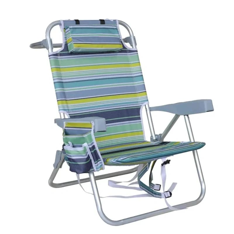Transat pliant portable sac à dos pêche bureau sieste camping plage chaise relax extérieure