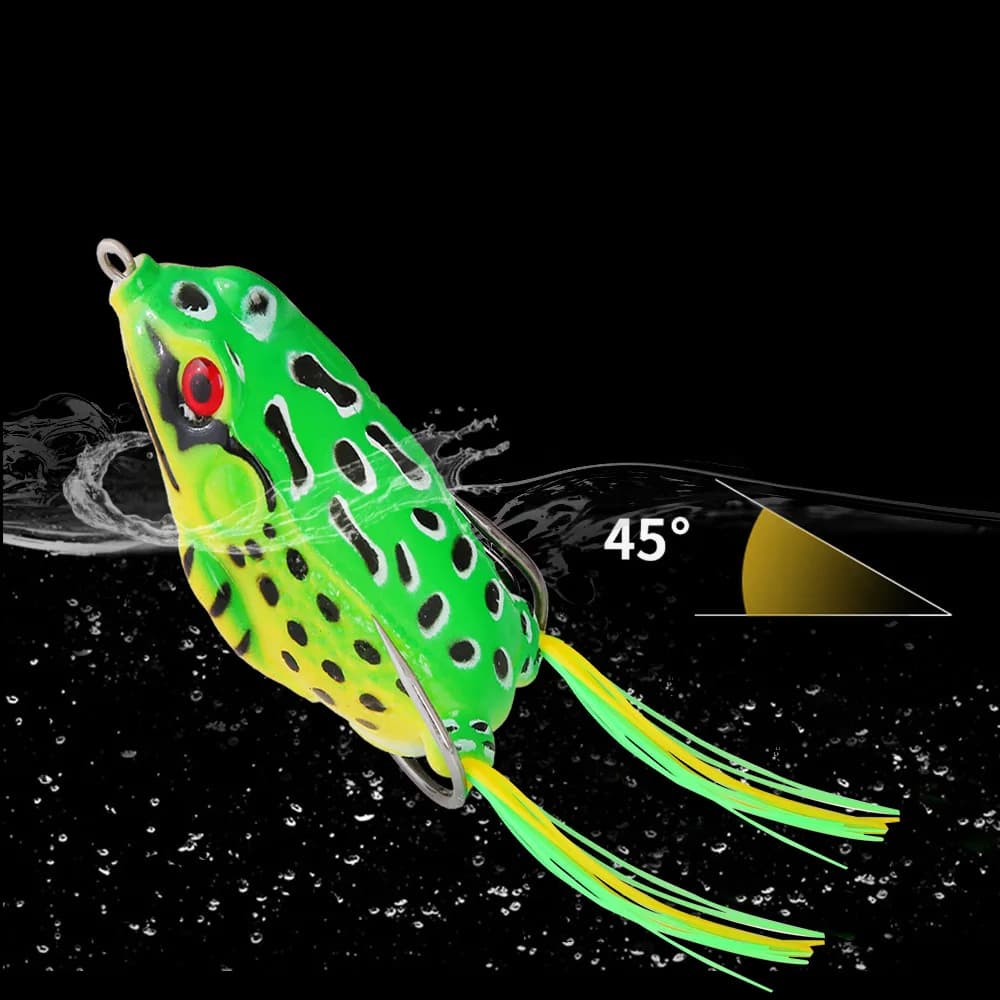 Leurre grenouille souple avec hameçons 5g à 17.5g pour pêche top water et leurres carnassiers