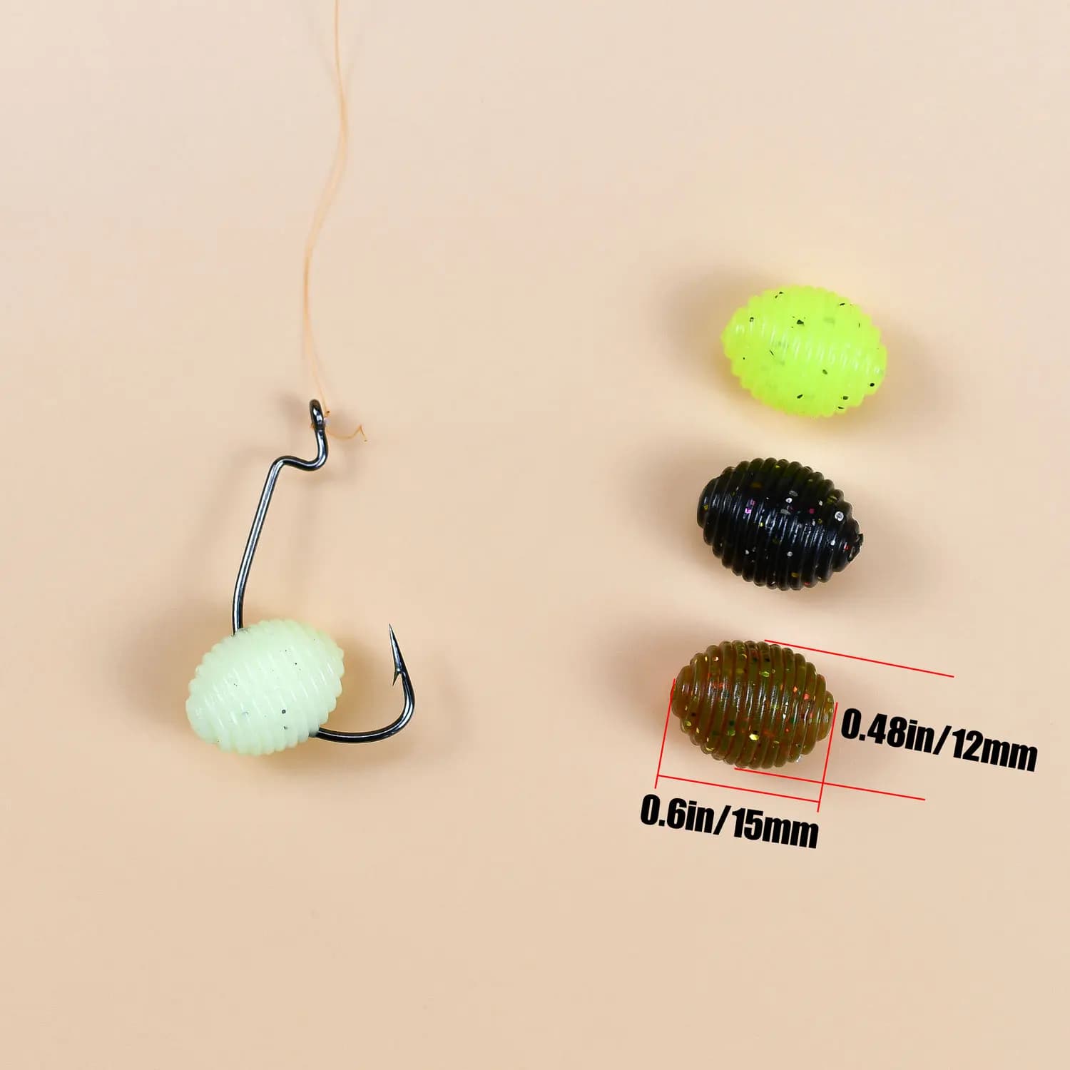 Kit perles PVC coulantes LUYA - Boîte complète pour passionnés - Matériel pêche leurres et accessoires