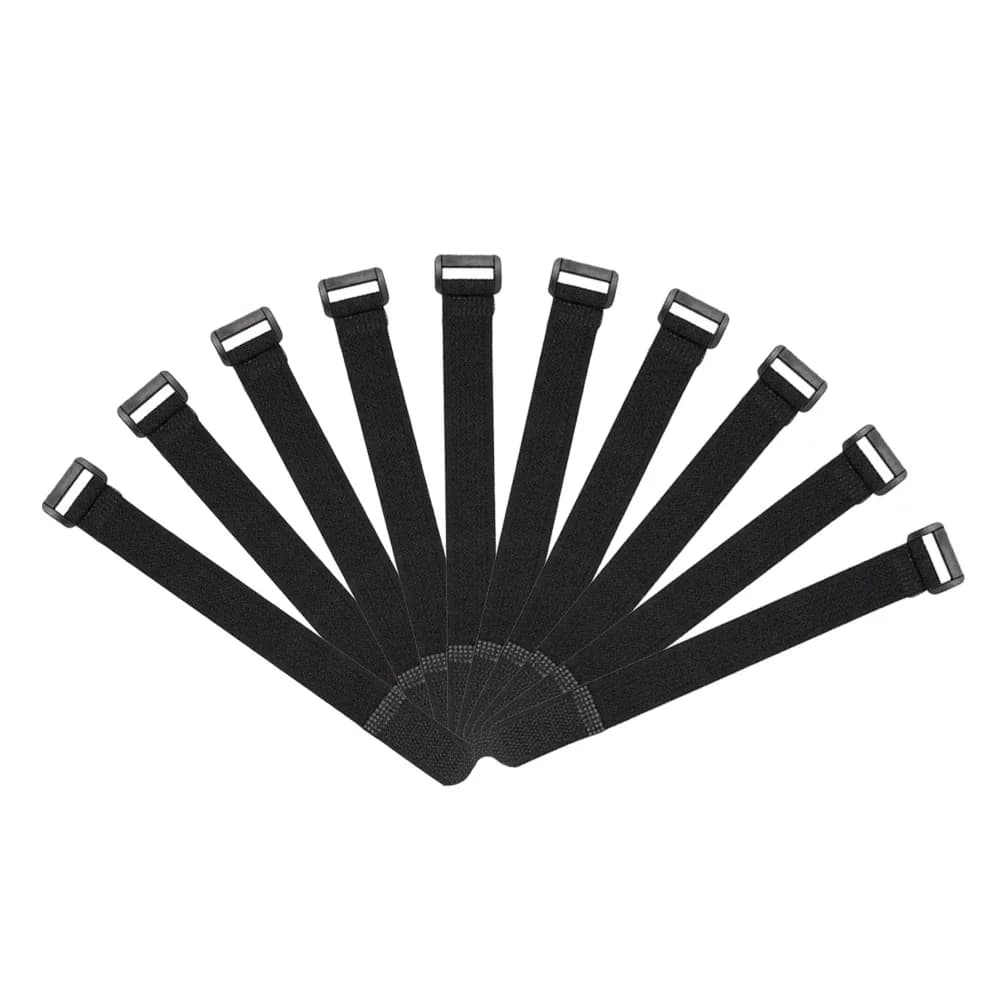 10 sangles réutilisables pour fixer canne à pêche - Porte-cannes pratique - Accessoires pêche
