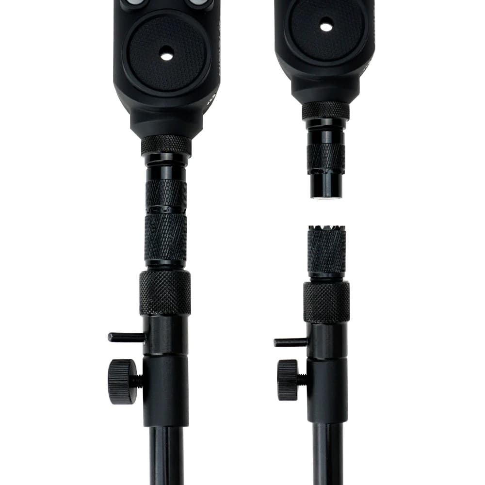 Connecteurs rapides aluminium Hirisi AQ215 - Adaptateurs 2/4 pièces pour alarmes et piquets de berge