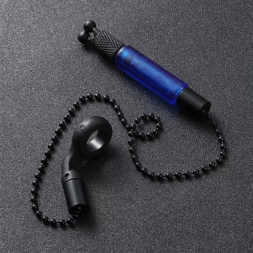 Alarme de touche pêche carpe avec hangers bobbins swingers indicateurs chaîne acier 4 couleurs