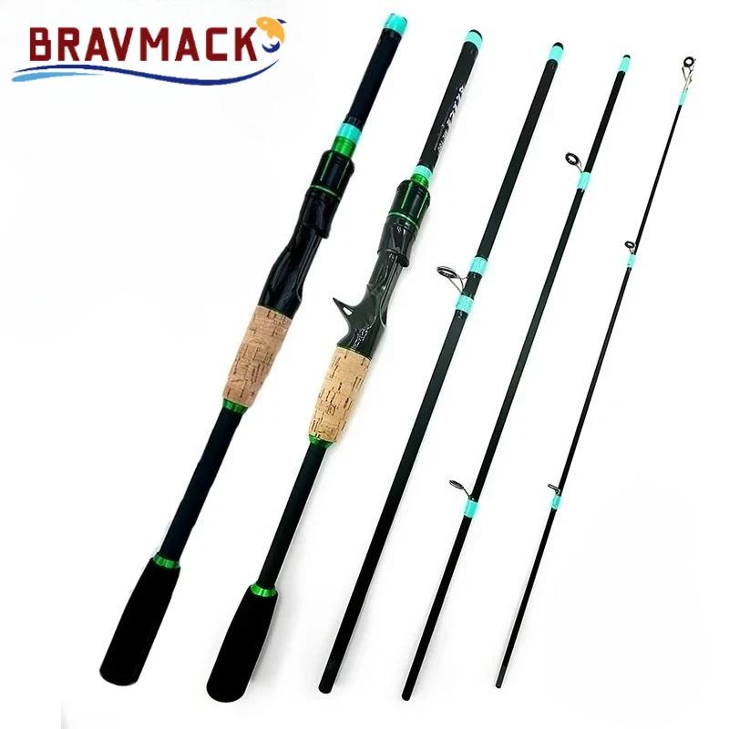 Canne à pêche ultralégère 18m pour truite et jigging - Modèle casting spinning ML tip 4/5 sections