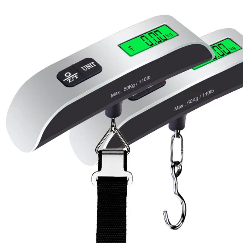 Balance bagages digitale 50kg portable - Pèse-valise électronique pour voyages et pêche occasionnelle