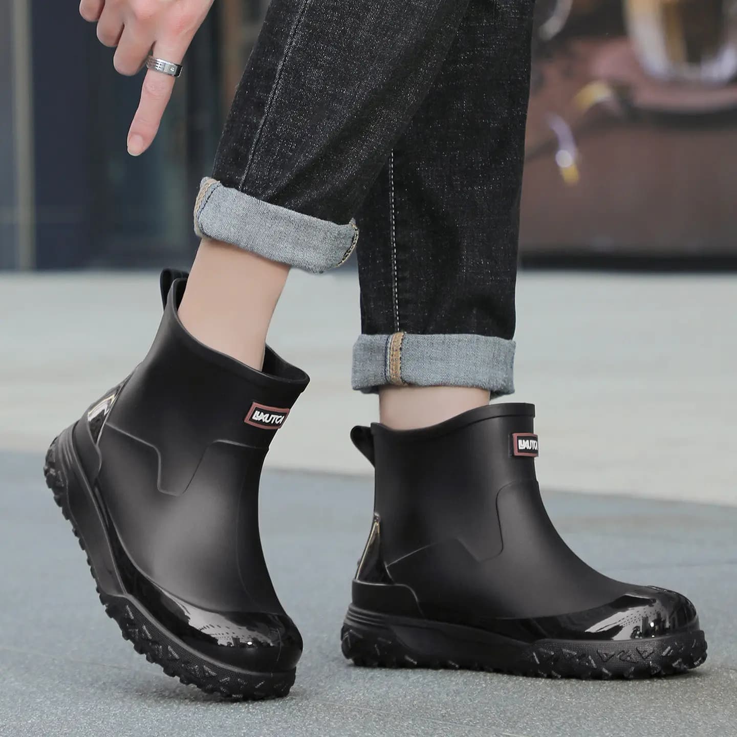 Bottes de pêche imperméables hommes antidérapantes 2026 - Chaussures caoutchouc travail cuisine résistantes