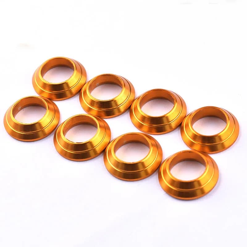 Lot de 8 anneaux métalliques pour montage et réparation de cannes à pêche DIY - Accessoires