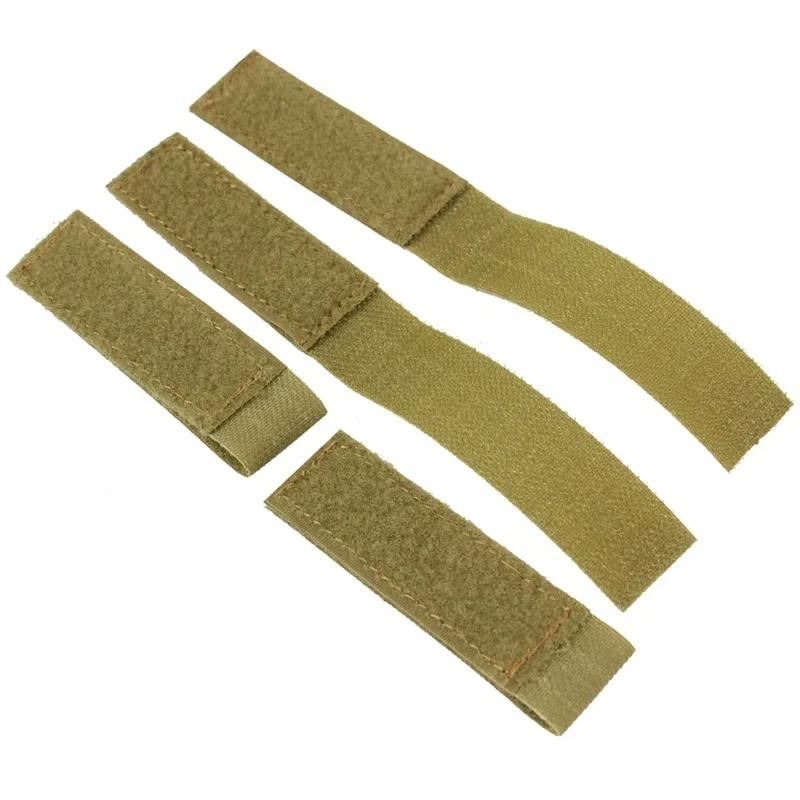 Kit adaptateurs MOLLE pour patchs pêche - 4 bandes conversion Hook&Loop personnalisation équipement