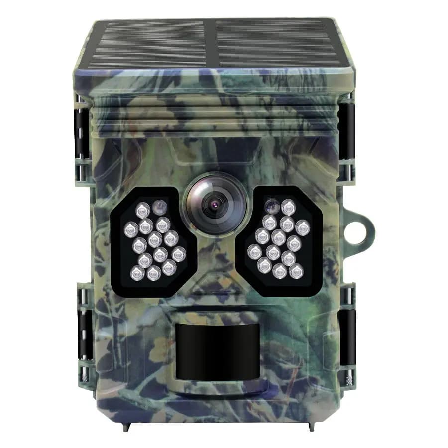 Caméra trail solaire 50MP 4K vidéo 0.4s - Surveillance jardin et faune avec vision nocturne étanche