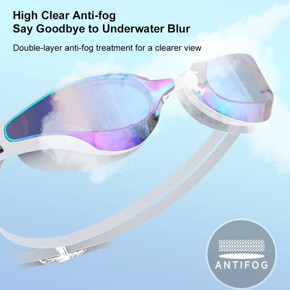 Nouveautés 2024 : lunettes natation adultes professionnelles étanches grand angle anti-UV