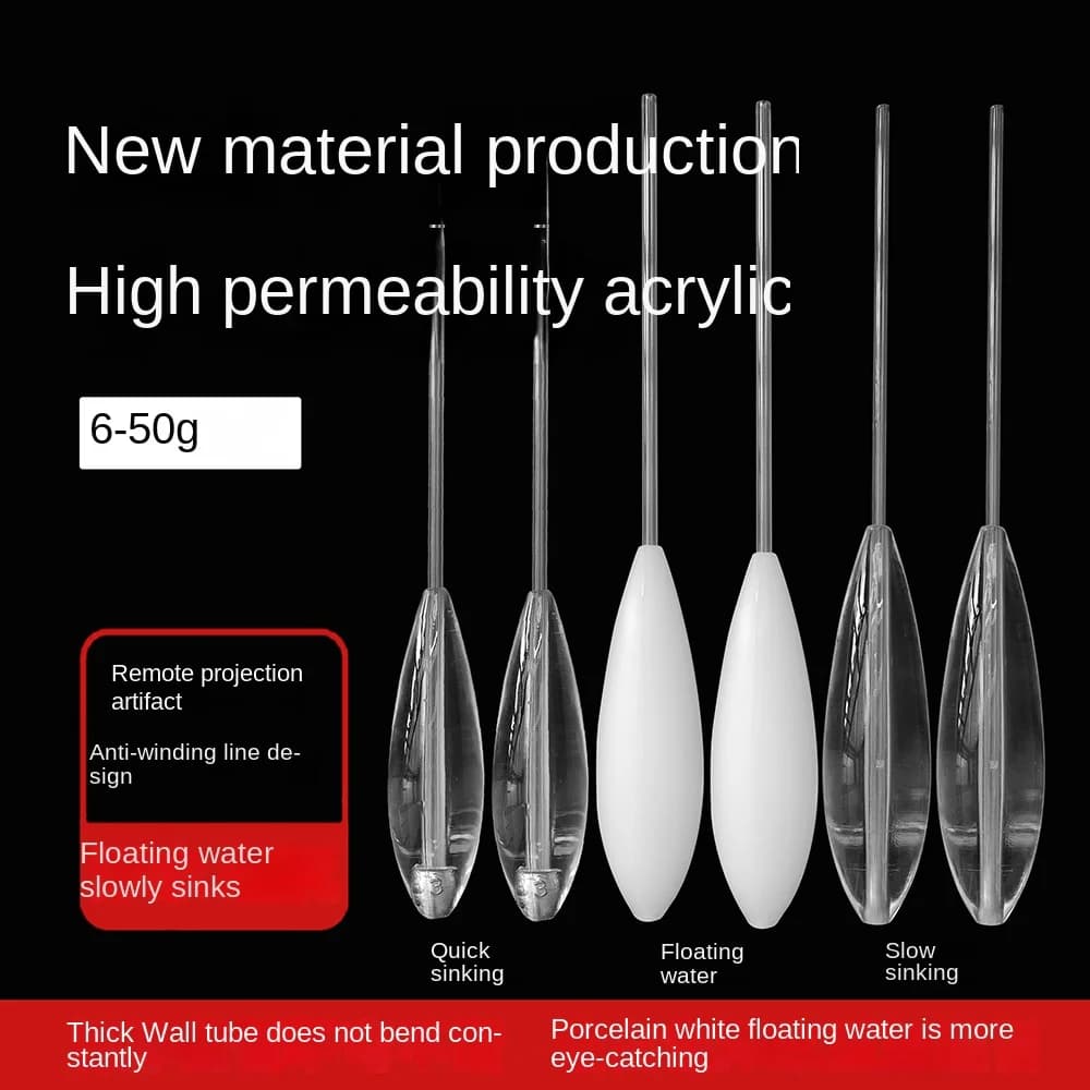 Flotteurs pêche bombarda inline surface set 6g à 50g pour carp fishing et pêche au coup