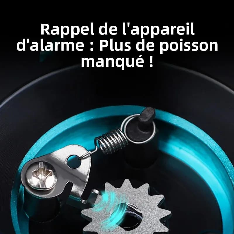 Moulinet spinning LINNHUE HZ500-7000 frein max 10kg bobine métal grip pour pêche carpe carnassier accessoire pesca
