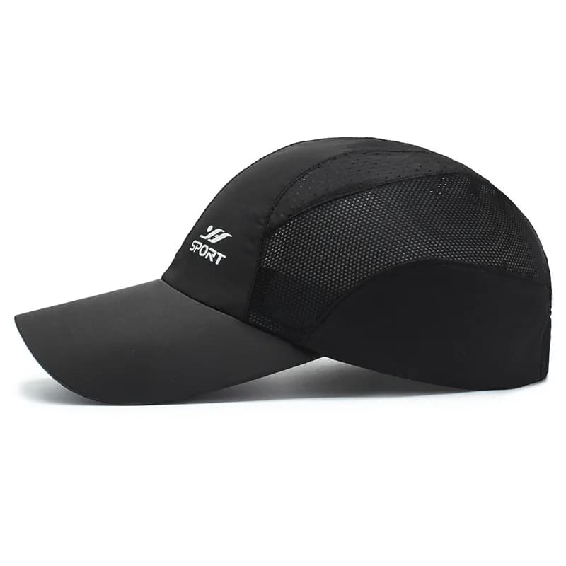 Casquette running UV protection pêche - Chapeau séchage rapide femme homme pour pêche sportive