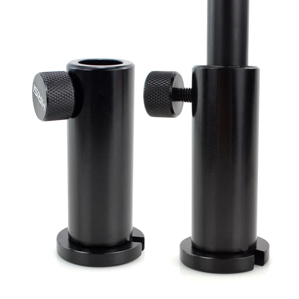 Support de canne en aluminium pour pêche à la carpe - Porte-canne réglable avec vis pour plateforme