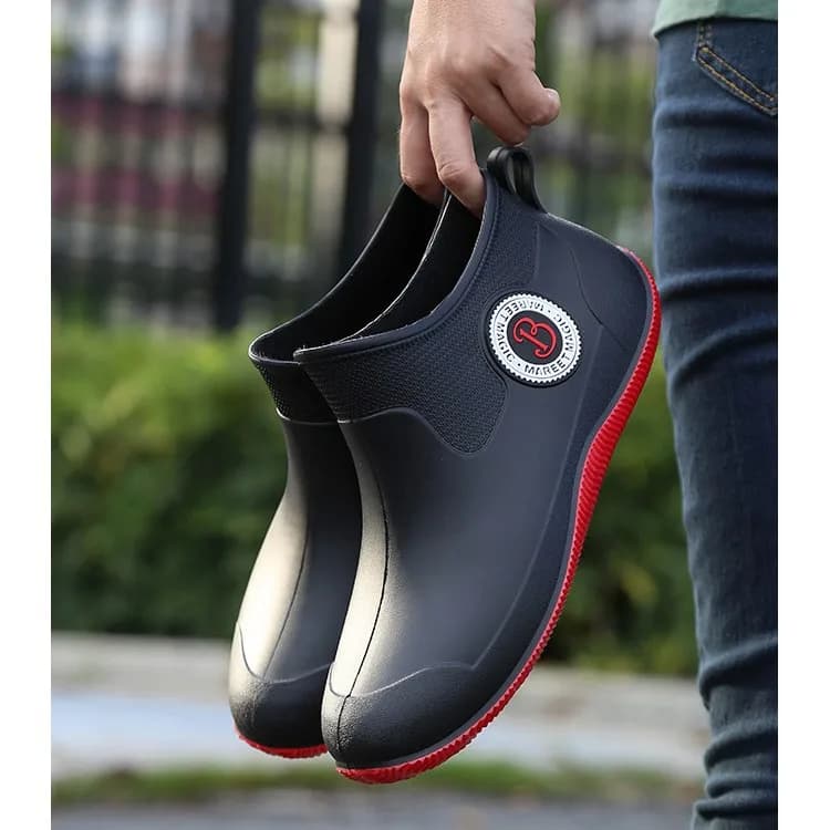 Chaussures aquatiques couple anti-dérapantes imperméables légères bottes de pluie unisexe