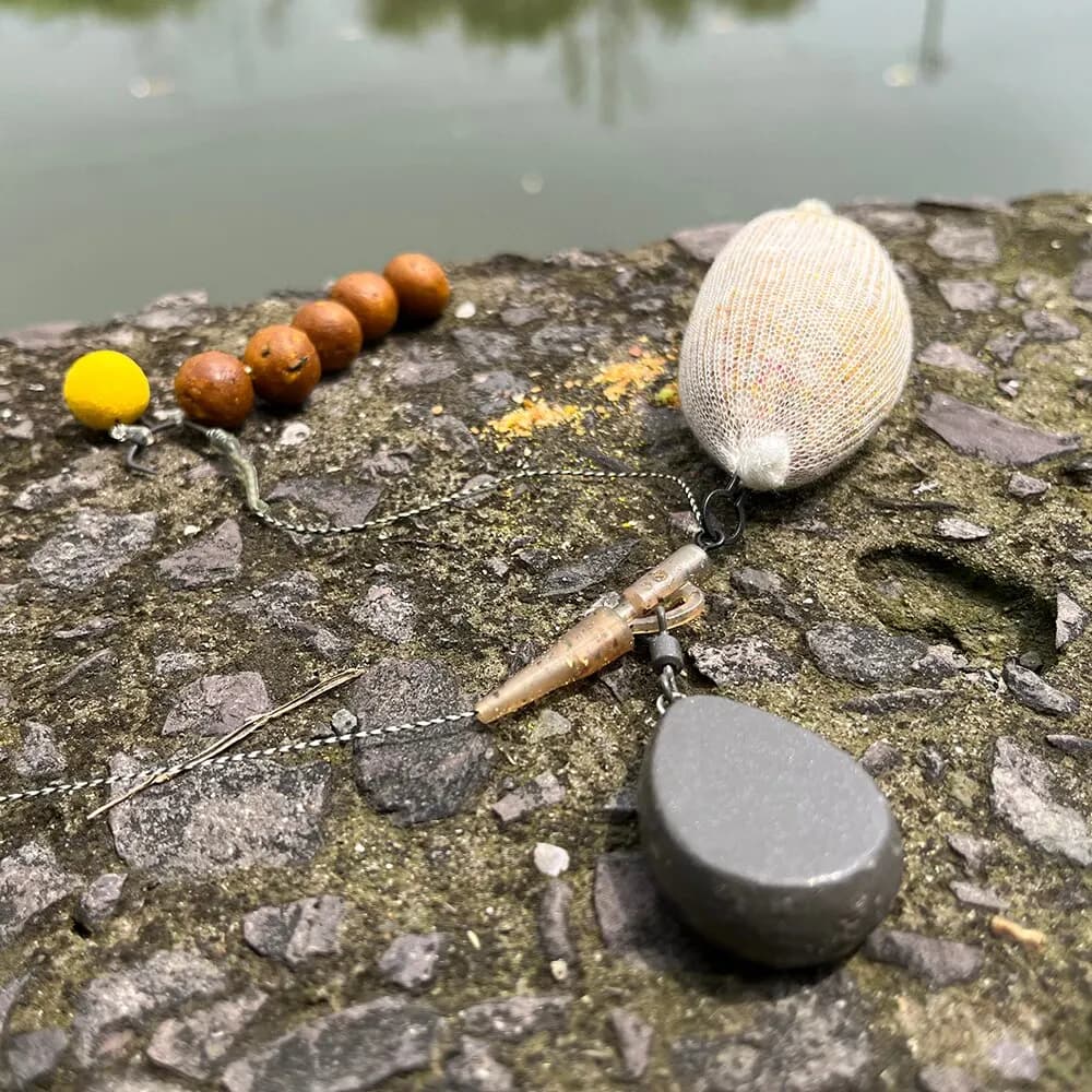 Émerillons rapides noir mat pour montages carpe - Pack de 20 pièces résistantes à la corrosion