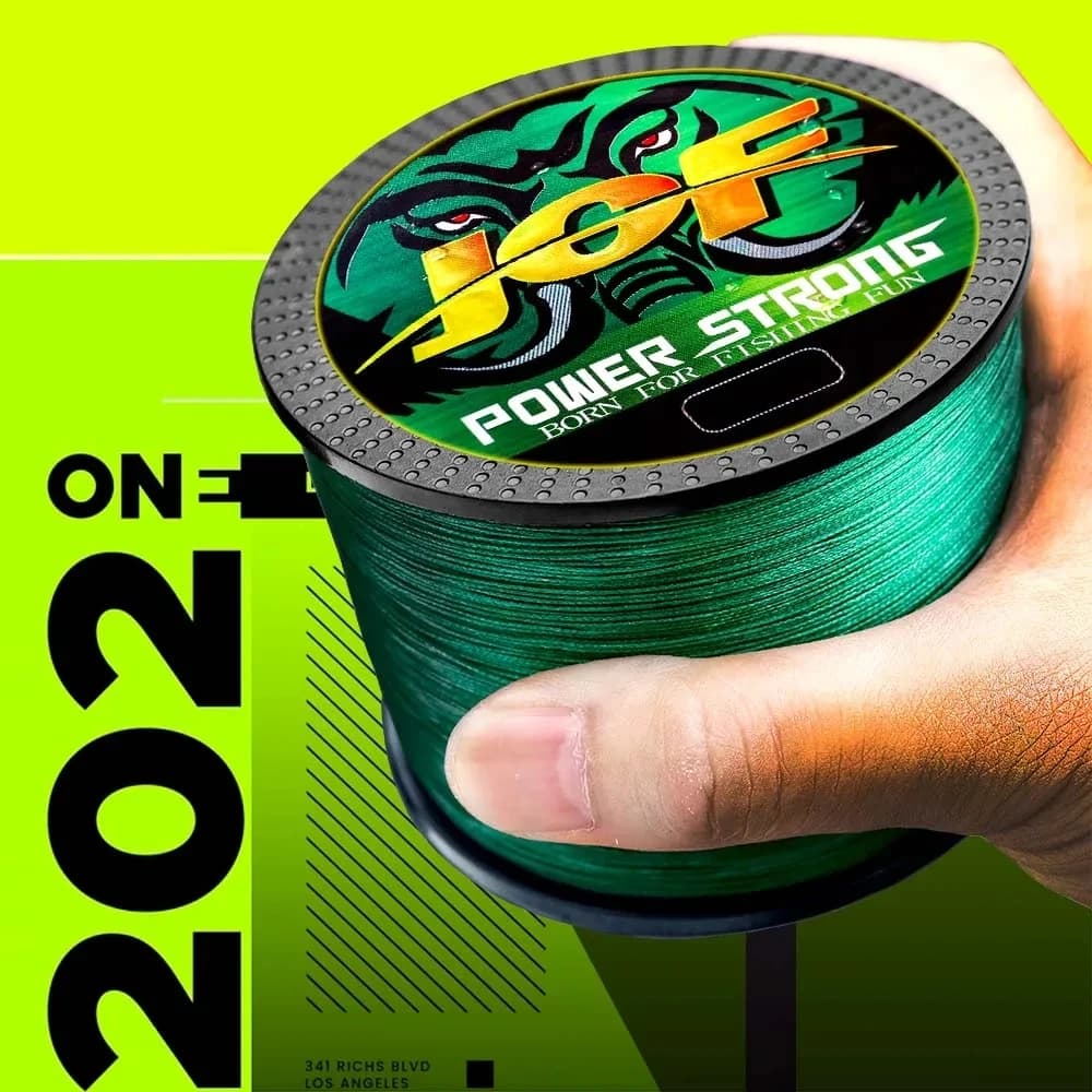 Ligne pêche JOF 8 brins multifilament PE 300-1000m durable lisse anti-morsure accessoires japonais
