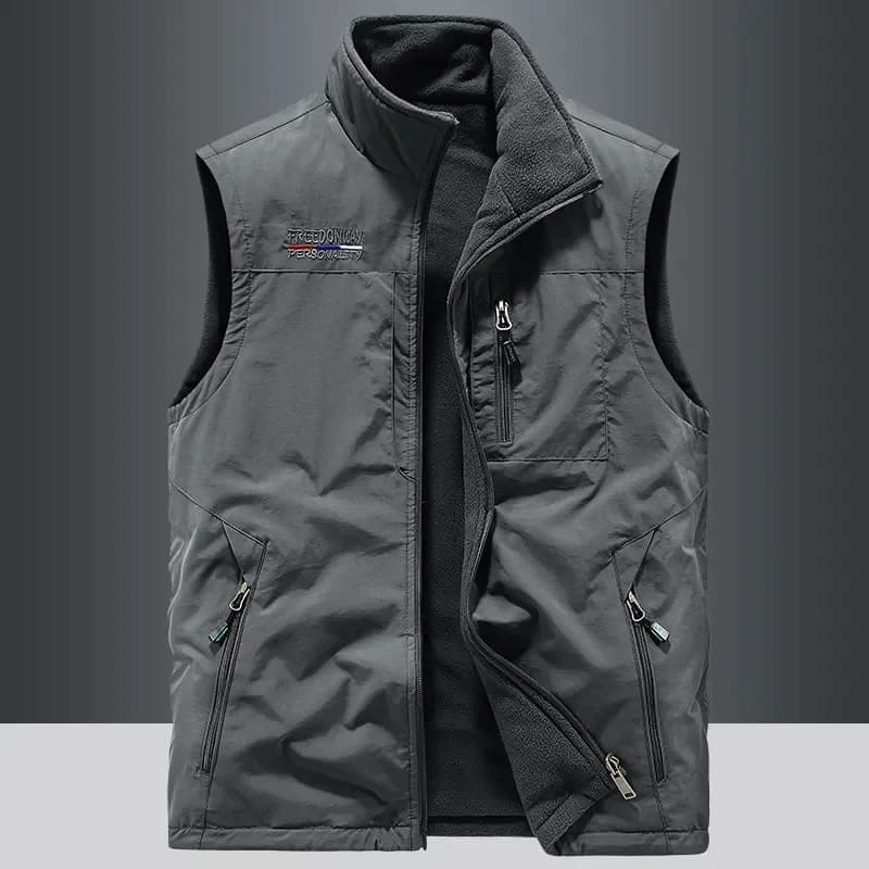 Gilet chauffant homme luxe pour randonnée hiver, manteau thermique pêche plus taille confortable