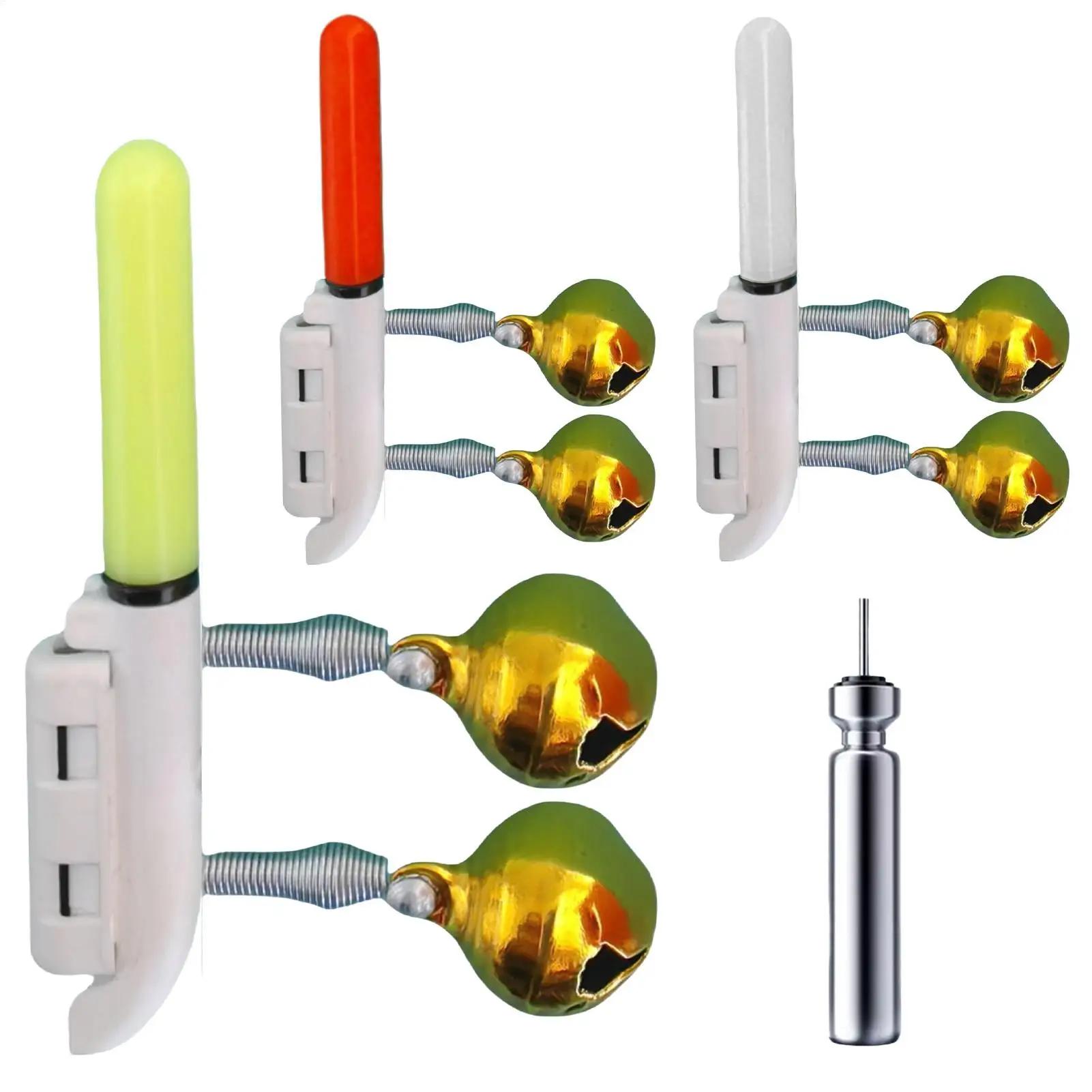 Alarme de touche électronique avec lumière LED et charge USB pour pêche nocturne - Accessoire innovant